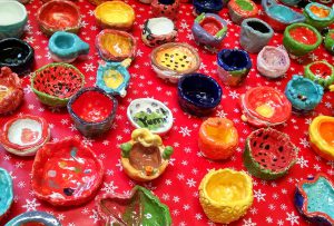 small sculpted bowls