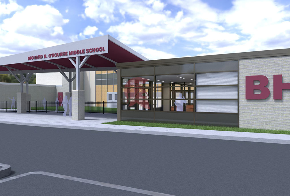 rendering of new MS entrance