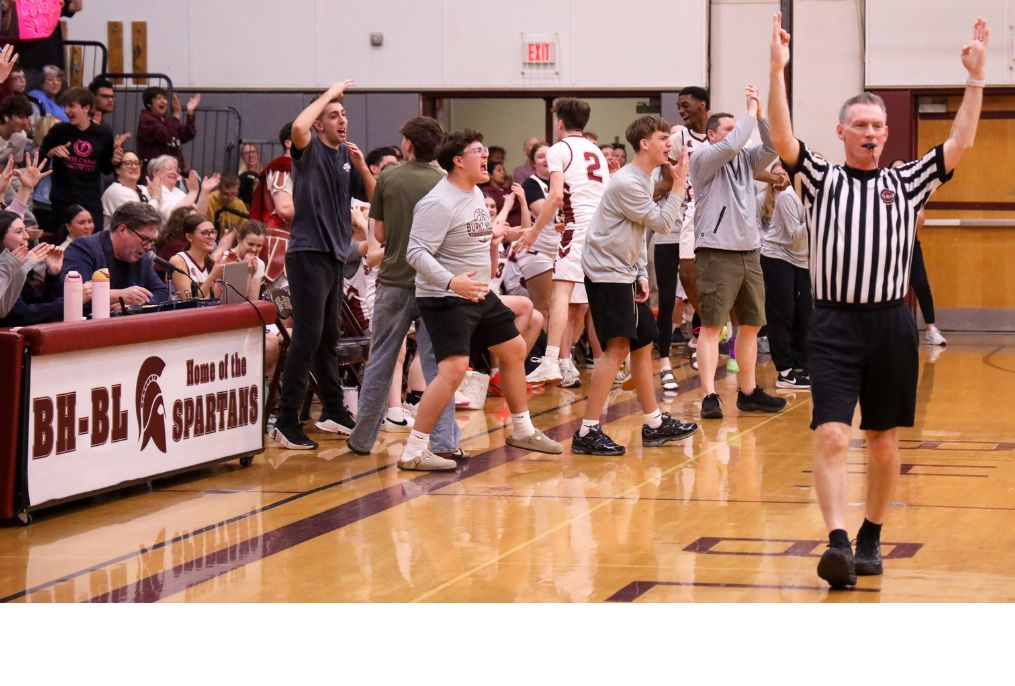 Student reaction of a shot made at Unified Basketball