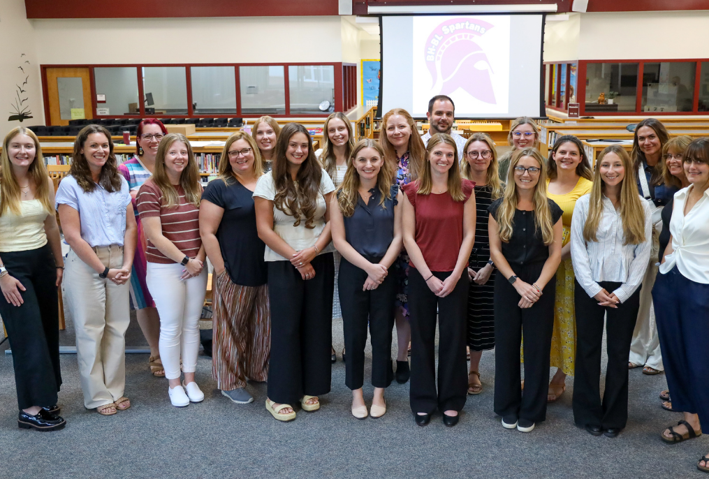 New teachers at the BHBL school district.